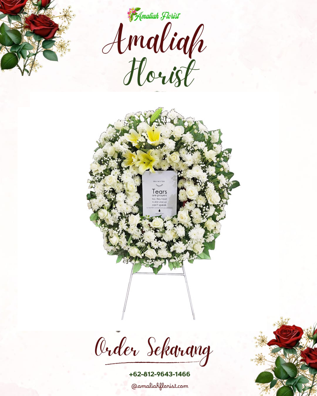 Krans Bunga Duka Kunir